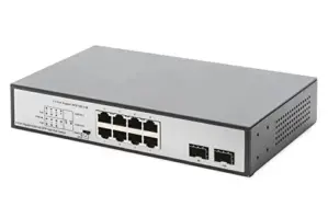 Digitus DN-95140 Switch Gigabit Ethernet 8 Portas PoE
