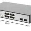 Digitus DN-95140 Switch Gigabit Ethernet 8 Portas PoE
