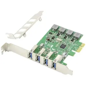 Digitus DS-30226 PCIe Card USB 3.0 Verde