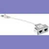 Digitus Duplicador Conector de Rede RJ45 Macho a 2xRJ45 Femea Cat 5e