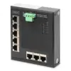 Digitus Gigabit Flat Switch 8 Portas Preto e Azul