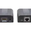 Digitus KVM Extender 4K HDMI até 30m IR Integrado com Rede Cat6