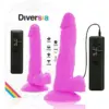 Diversia Flexible Vibrador 18cm Lilás