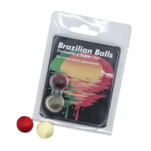 Diverty Sex Set 2 Brazilian Balls Excitante Gel Lubrificante Multicor 14×2,5×10 cm