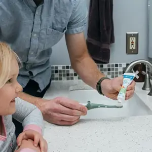 Dr. Browns Escova de Dentes Dinossauro Extra Macia para Bebês 1-4 Anos