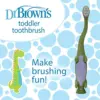 Dr. Browns Escova de Dentes Dinossauro Extra Macia para Bebês 1-4 Anos