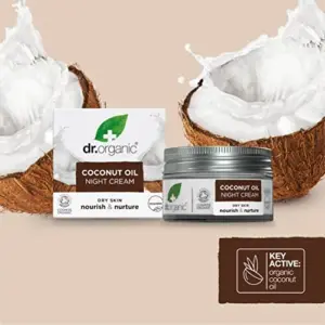 Dr. Organic Bio Coco Creme de Noite Óleo de Coco Orgânico 50ml