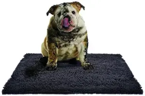 Duvo+ Duvoplus Tapete de Limpeza 90x65cm Antiderrapante Cinza-escuro