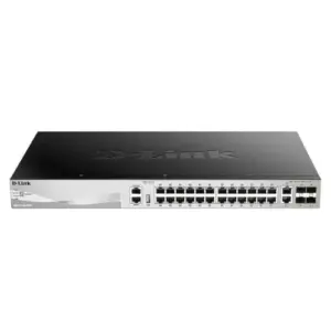 D-Link DGS-3130-30TS/E Switch Gerido L3 24 Portas Gigabit 10G