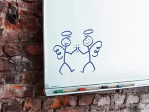 Edding Marcador Quadro Branco Azul Médio