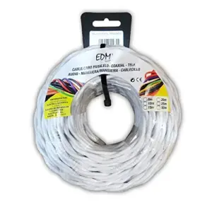 EDM Cabo Transcat 2×2,5mm 25m Branco