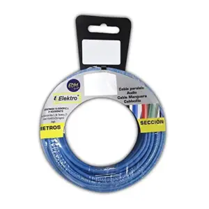 EDM Fio Elétrico Flexível 6mm 10m Azul