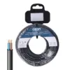 EDM Fio Elétrico Plana 2x1mm 25M Negra