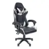 EDM S7921126 Cadeira Gaming Branca e Preta Ajuste Ergonômico