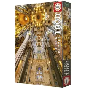 Educa Puzzle 1000 Peças Interior da Sagrada Família