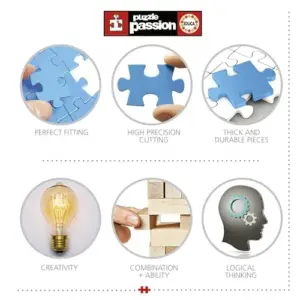 Educa Puzzle 500 Peças Jogo de Quebra-Cabeça 46×34 cm Quinta os Tracinhas