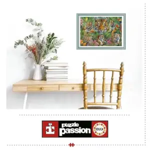 Educa Puzzle 500 Peças Puzzle 46x34cm Tigres