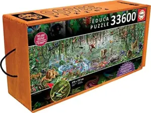Educa Puzzle Vida Selvagem 33.600 peças 570×157 cm África