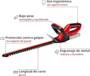 Einhell GE-CH 1846 Li-Solo 18V 46cm Sem cor Inclui capa