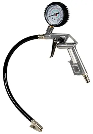 Einhell Kit de Ar Comprimido 4132741 Inflador de pneus com manômetro