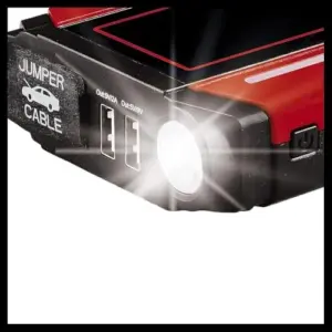 Einhell Power Bank de Arranque Ce-js 18 Modelo 1091531 Proteção contra conexões erradas