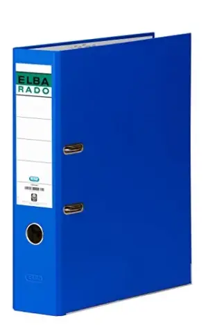 Elba Pasta de Arquivo A4 Lombada 75mm Azul