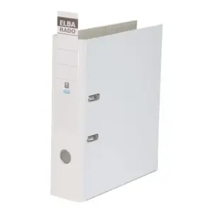 Elba Pasta de Arquivo de Alavanca 80mm Branco A4