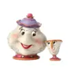 Enesco Figuras de Coleção Mrs Potts e Chip Disney 10,5 cm