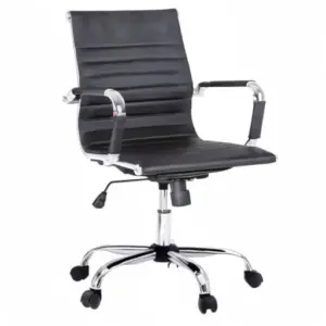 Equip 651002 Cadeira de Escritório Preto Ajuste Ergonômico