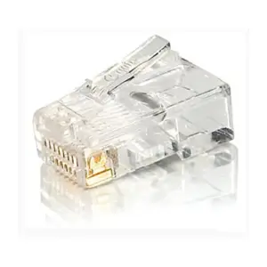 Equip RJ45 UTP CAT5 Conector de Rede Transparente