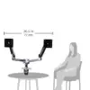 Ergotron LX Mount Assembly Arm para 2 Monitores