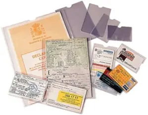 Esselte Bolsa Porta Documentos Transparente 87×56 mm