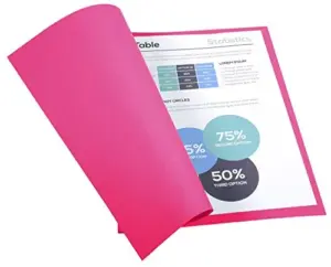 Exacompta Classificador A4 250g Fúcsia