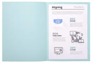 Exacompta Classificador A4 250g Light Azul