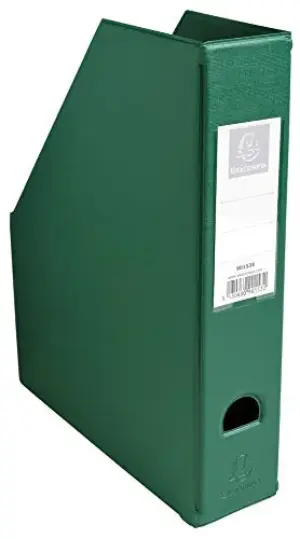 Exacompta Suporte Revistas Pvc Lombada 70mm 230x310x70mm Verde