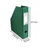 Exacompta Suporte Revistas Pvc Lombada 70mm 230x310x70mm Verde