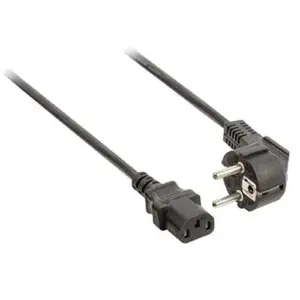 Digitus AK-440100-050-S Cabo de energia Cee 7/7 Angulado C13 M/f Preto