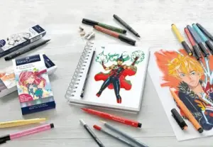 Faber-Castell Canetas de Feltro Pitte Artist Pen Manga 6 Cores