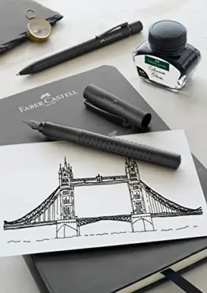 Faber-Castell Conjunto de Canetas Grip Pretas