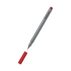 Faber-Castell Marcador Fino Vermelho 0,4mm