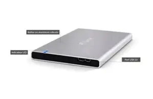 Fantec ALU7MMU3 Compartimento HDD SSD Prateado