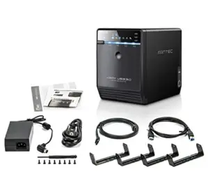 Fantec QB-35US3-6G Caixa para Discos Externos 4D Preto
