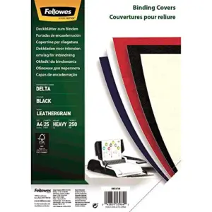 Fellowes capas de encadernação 250g 25 un
