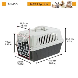 Ferplast Atlas 5 28×41,5×24,5 cm Transporte para gatos