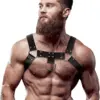 Fetish Attitude Eco Leather Chest Strap Harness Men