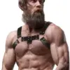 Fetish Attitude Eco Leather Chest Strap Harness Men