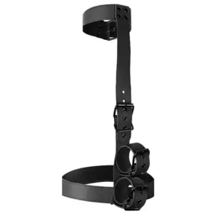 Fetish Conjunto de Restraint Corporal de Colar e Pulso