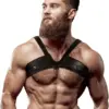 Fetish Submisse Attitude Eco Leather Chest Harness