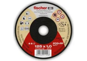 Fischer Disco Fcd-fp 125x1x22,23 Plus Rebolo para Ferramentas