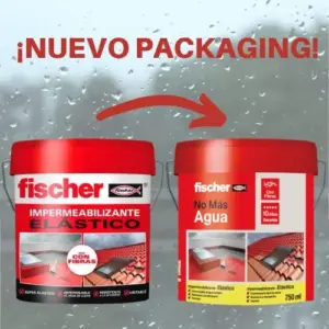 Fischer Impermeabilizante Borracha Água Terracota 1l